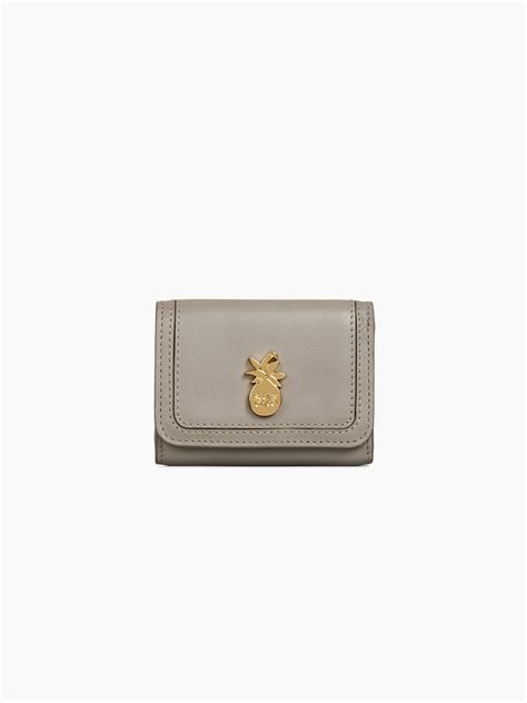 see by chloe pineapple|See By Chloé Pineapple Mini Trifold Wallet .